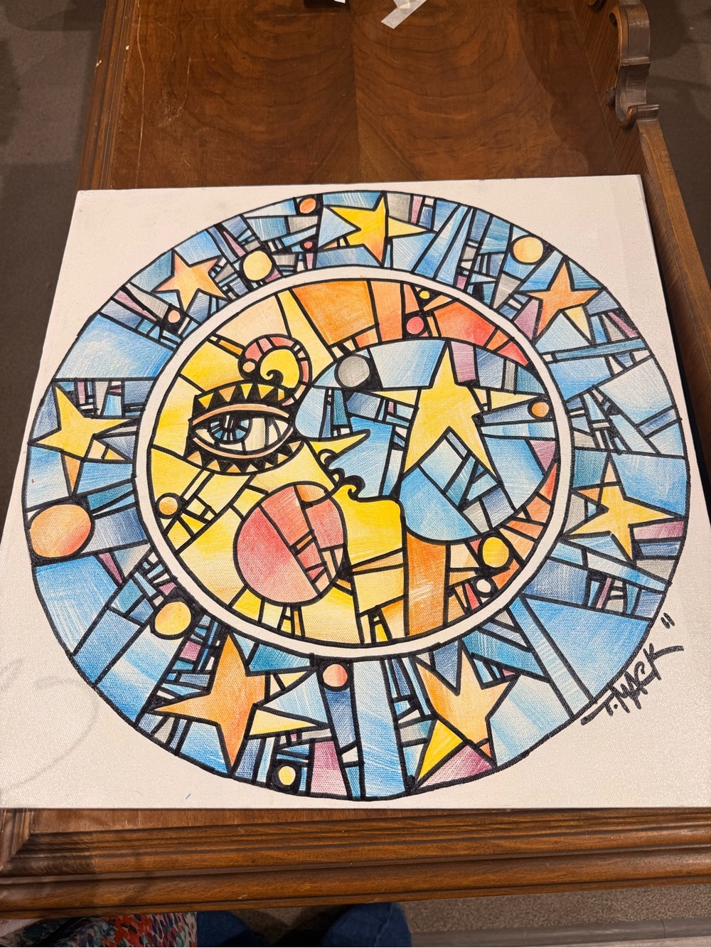 Handcrafted Original Mosaic Wall Art by Ted Mack $29